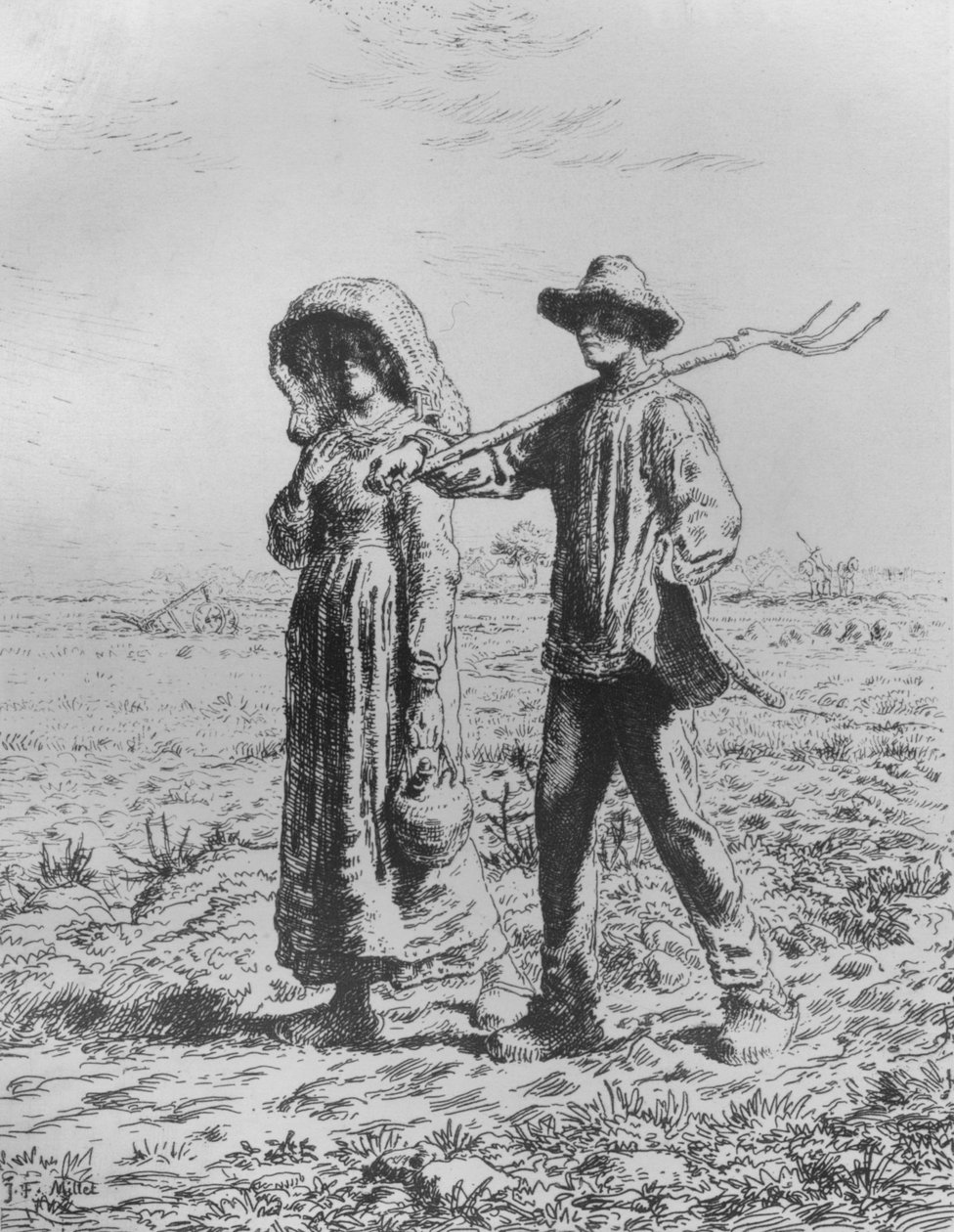 Munkába indulás, 1863 alkotó: Jean Francois Millet