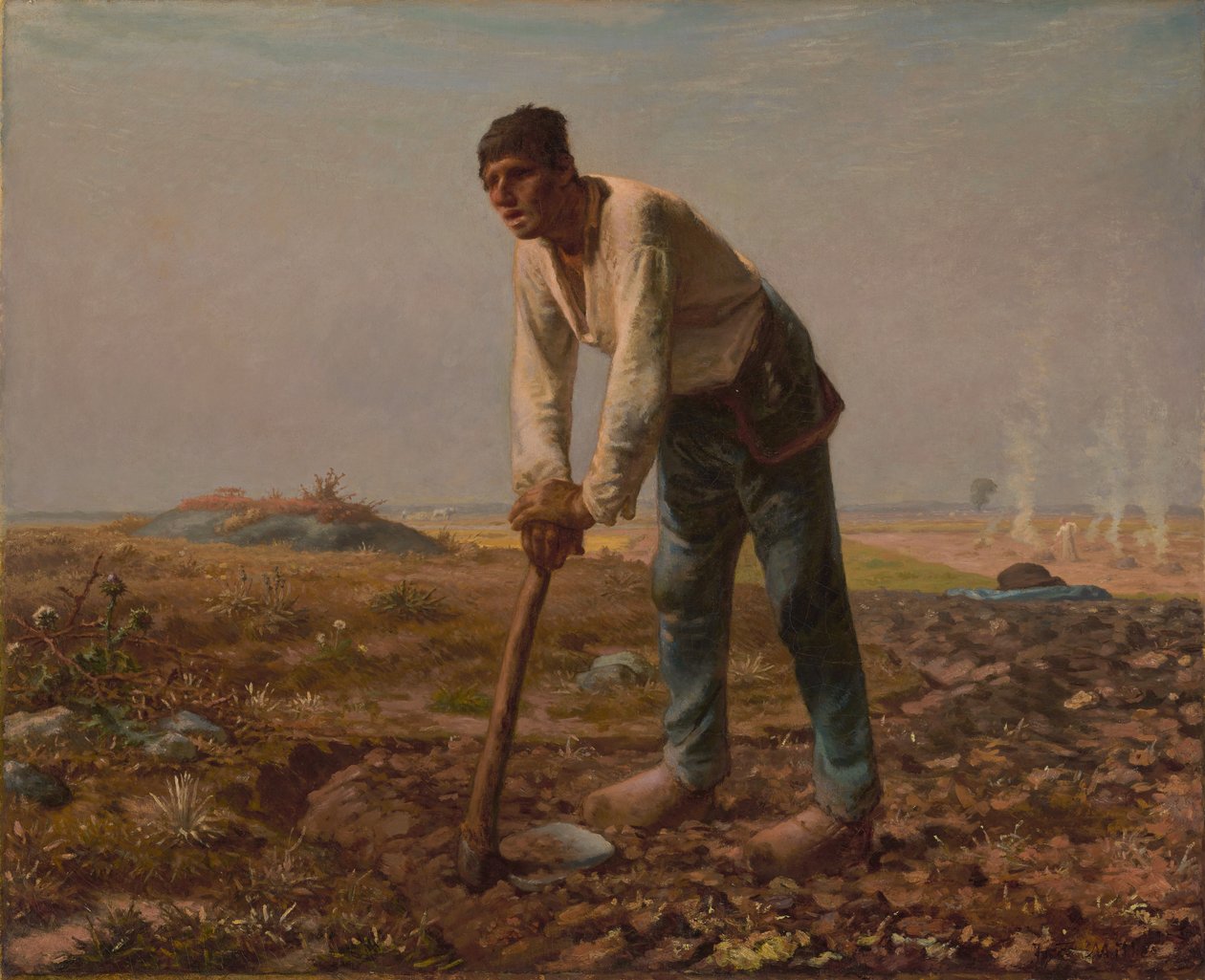 Ember kapával alkotó: Jean Francois Millet