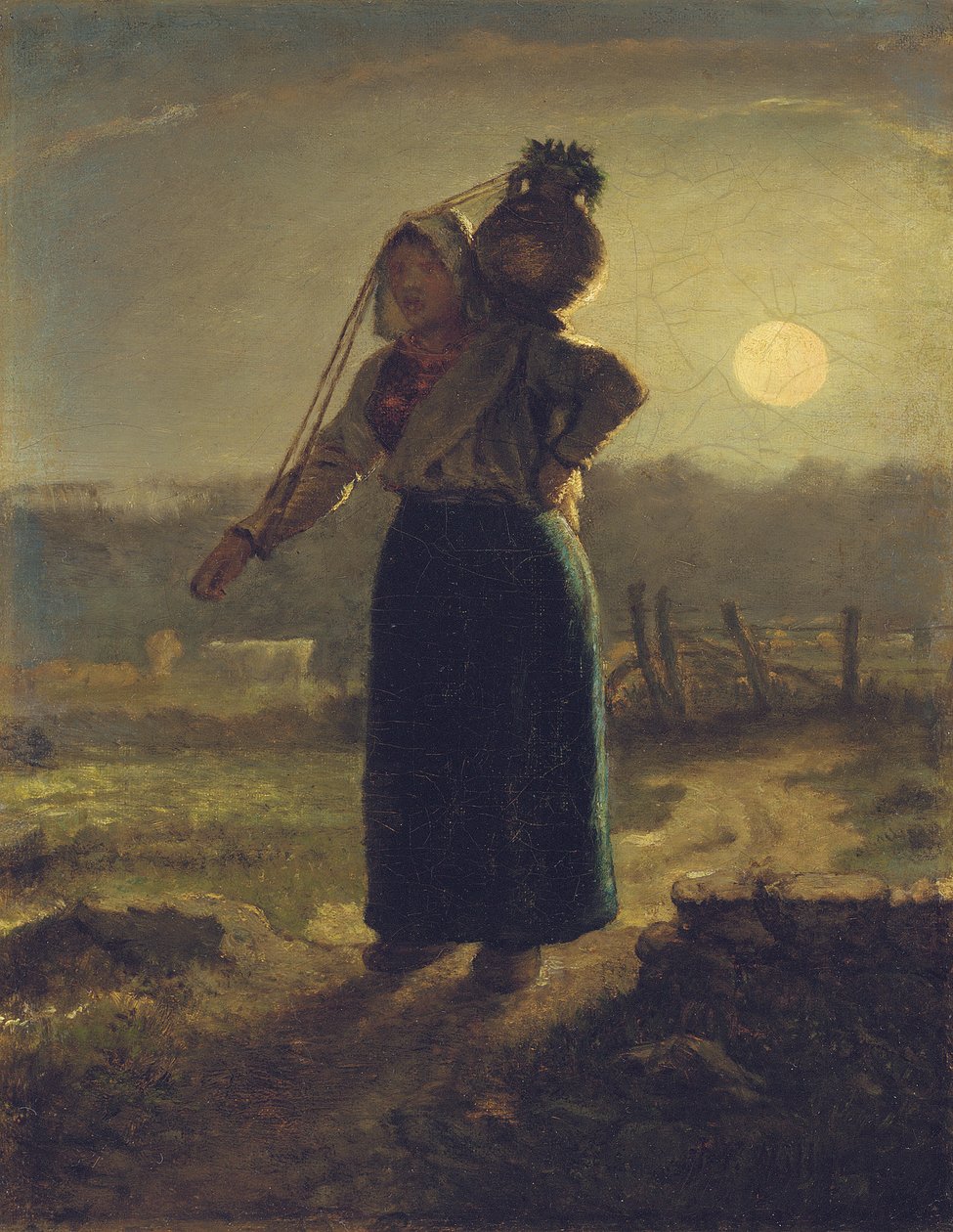 Norman tejeslány, 1853-54 alkotó: Jean Francois Millet