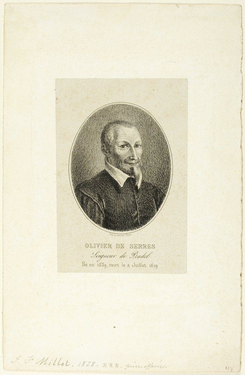 Olivier de Serres alkotó: Jean Francois Millet