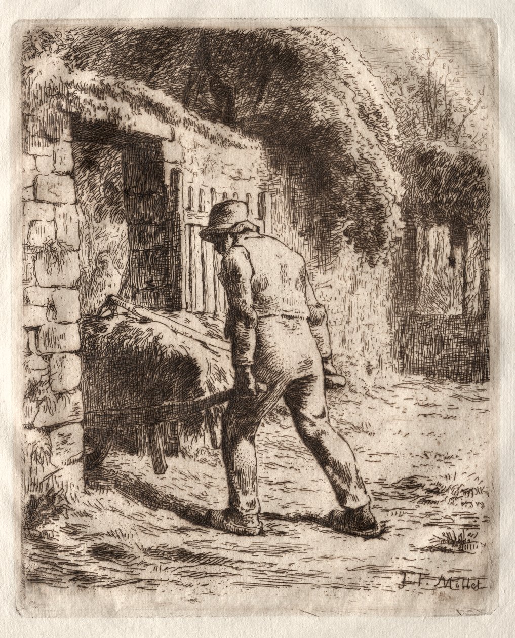 Talicskás paraszt alkotó: Jean Francois Millet