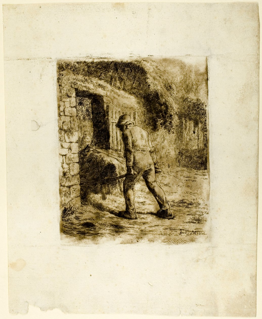 Talicskás paraszt alkotó: Jean Francois Millet