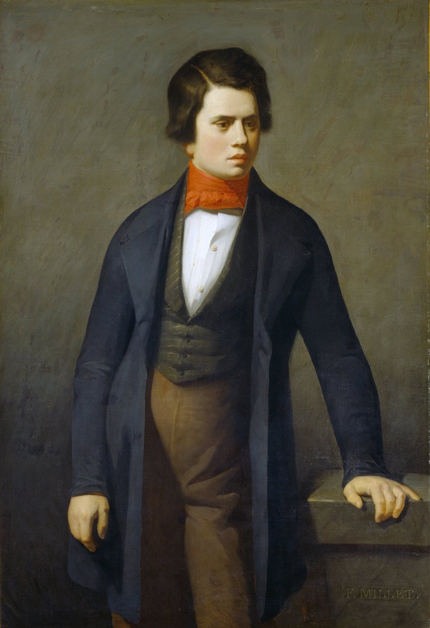 Leconte de Lisle portréja alkotó: Jean Francois Millet