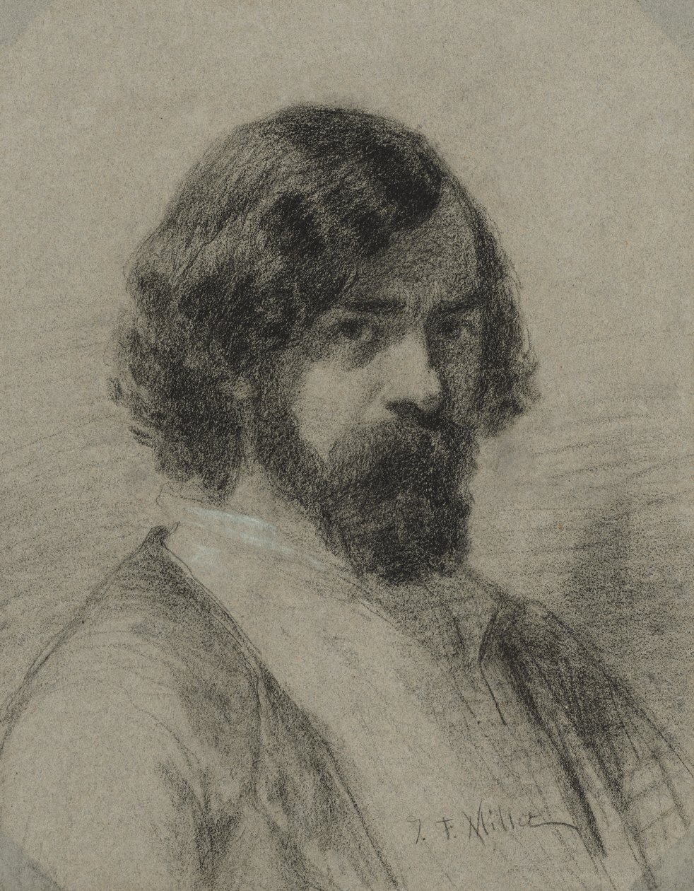 Narcissus Virgil Diaz de la Peña portréja alkotó: Jean Francois Millet