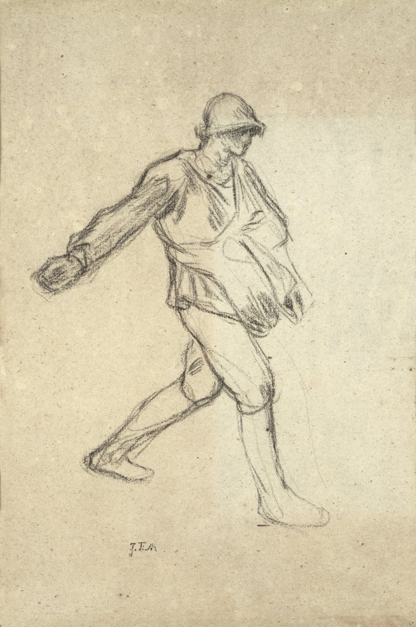 Tanulmány a Magvetőhöz alkotó: Jean Francois Millet