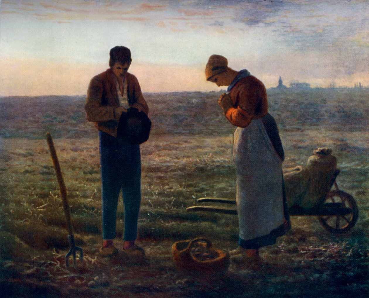 Az Angelus, 1857-1859, 1912. alkotó: Jean Francois Millet