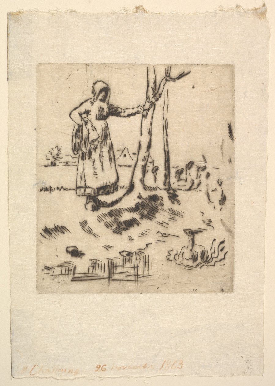 A ludaslány, 1830-75. alkotó: Jean Francois Millet