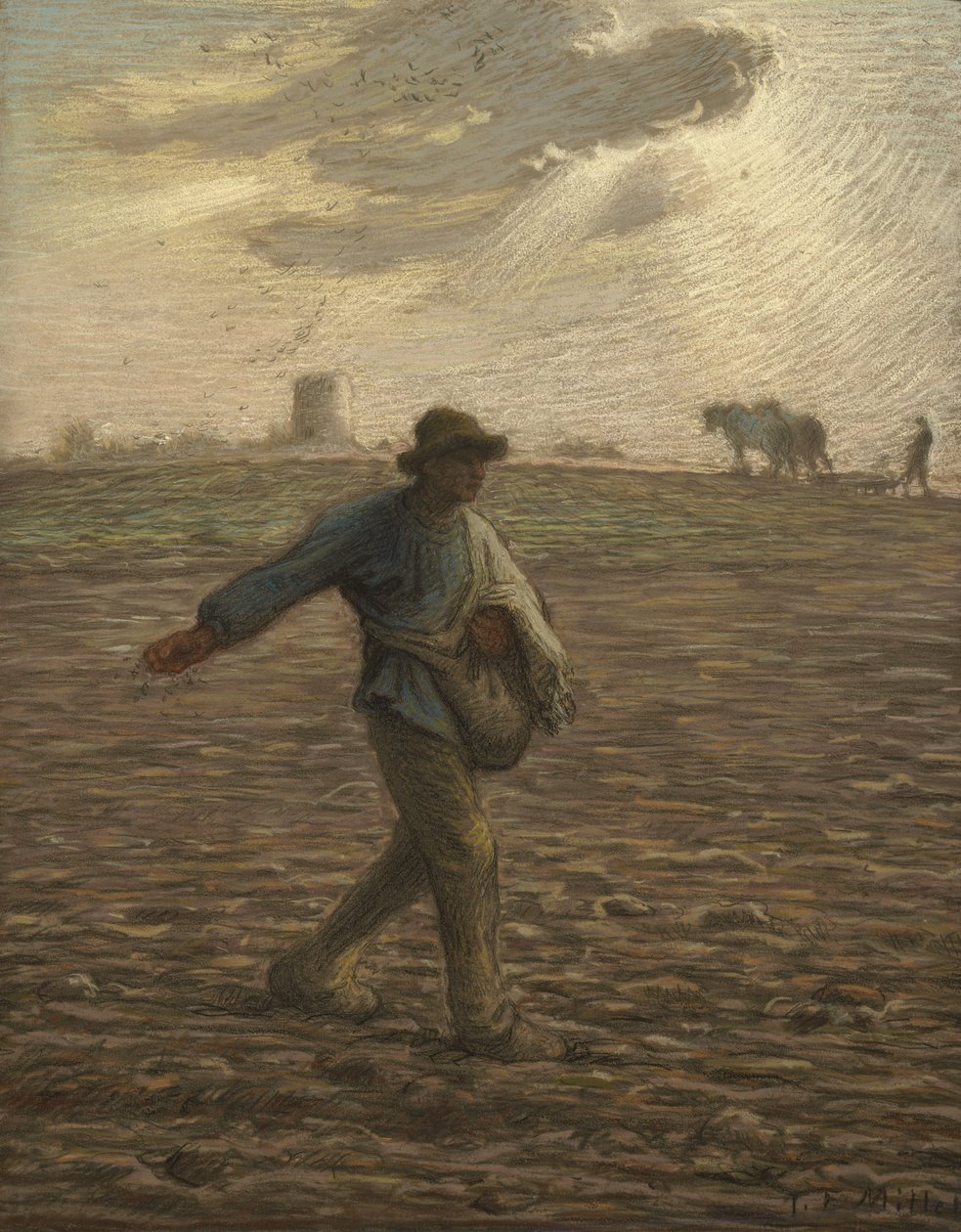 A Magvető, 1865 körül alkotó: Jean Francois Millet