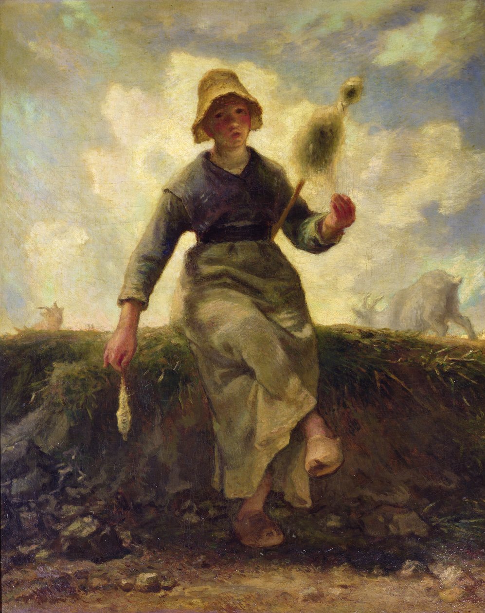 A fonó, az auvergne-i kecskepásztor alkotó: Jean Francois Millet