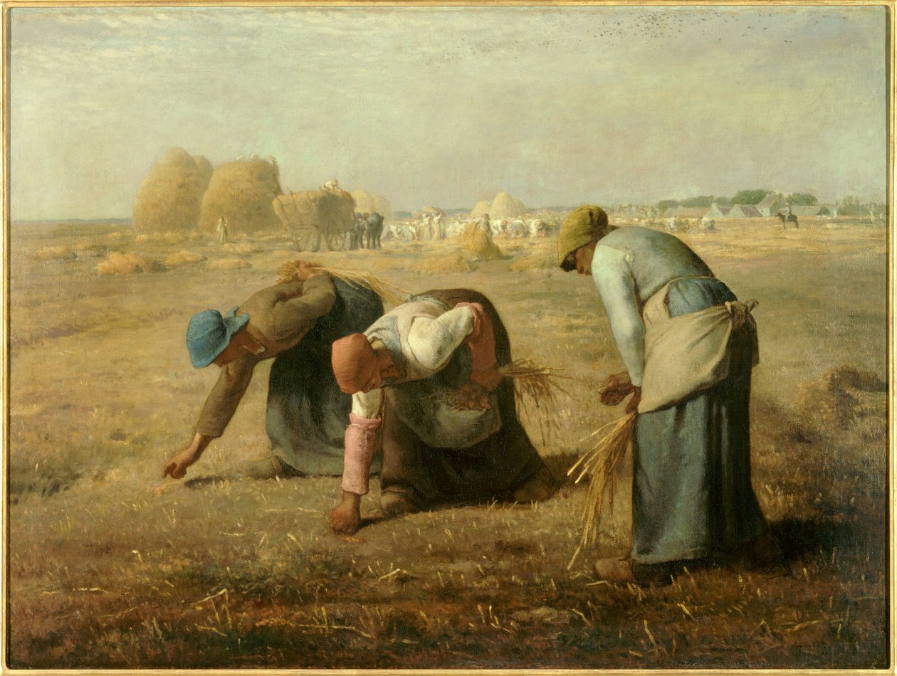 A gleaners. Jean Francois Millet festménye (1814-1875) alkotó: Jean Francois Millet