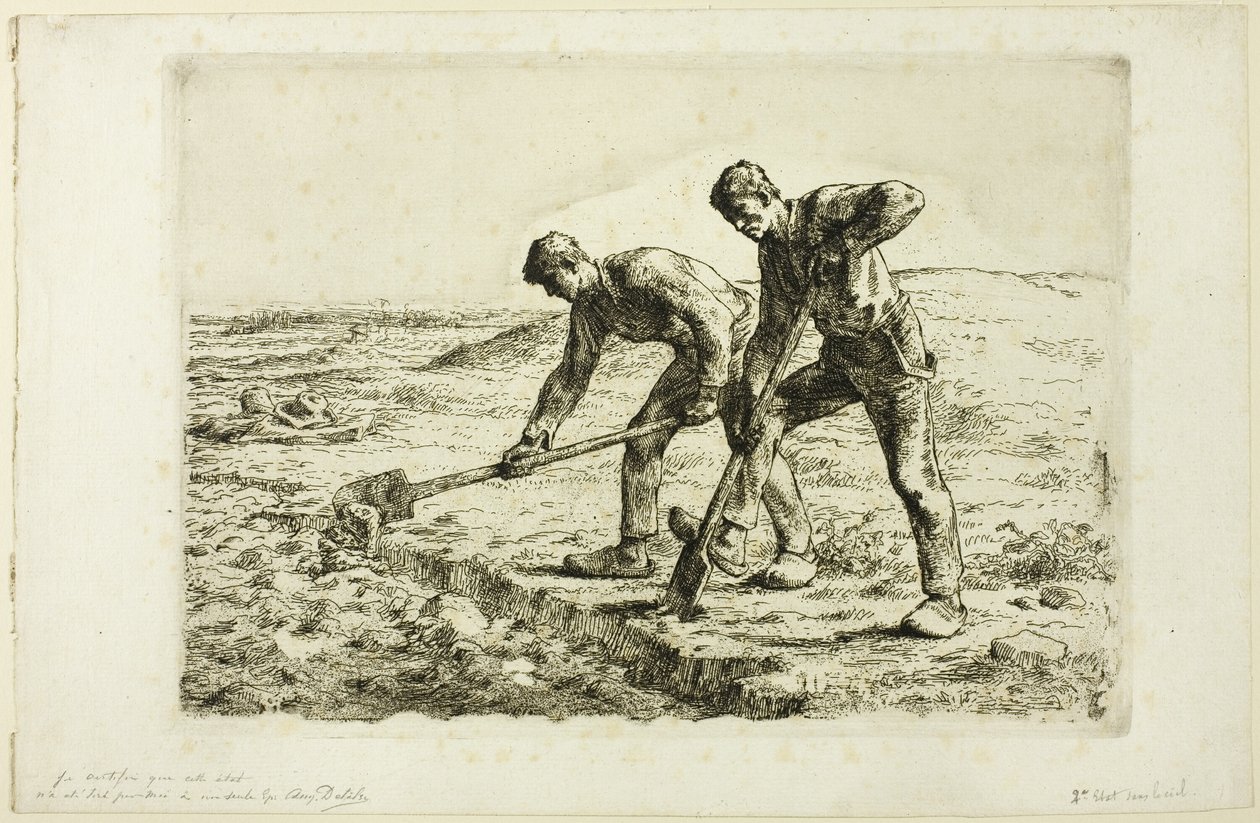 Két férfi ás alkotó: Jean Francois Millet