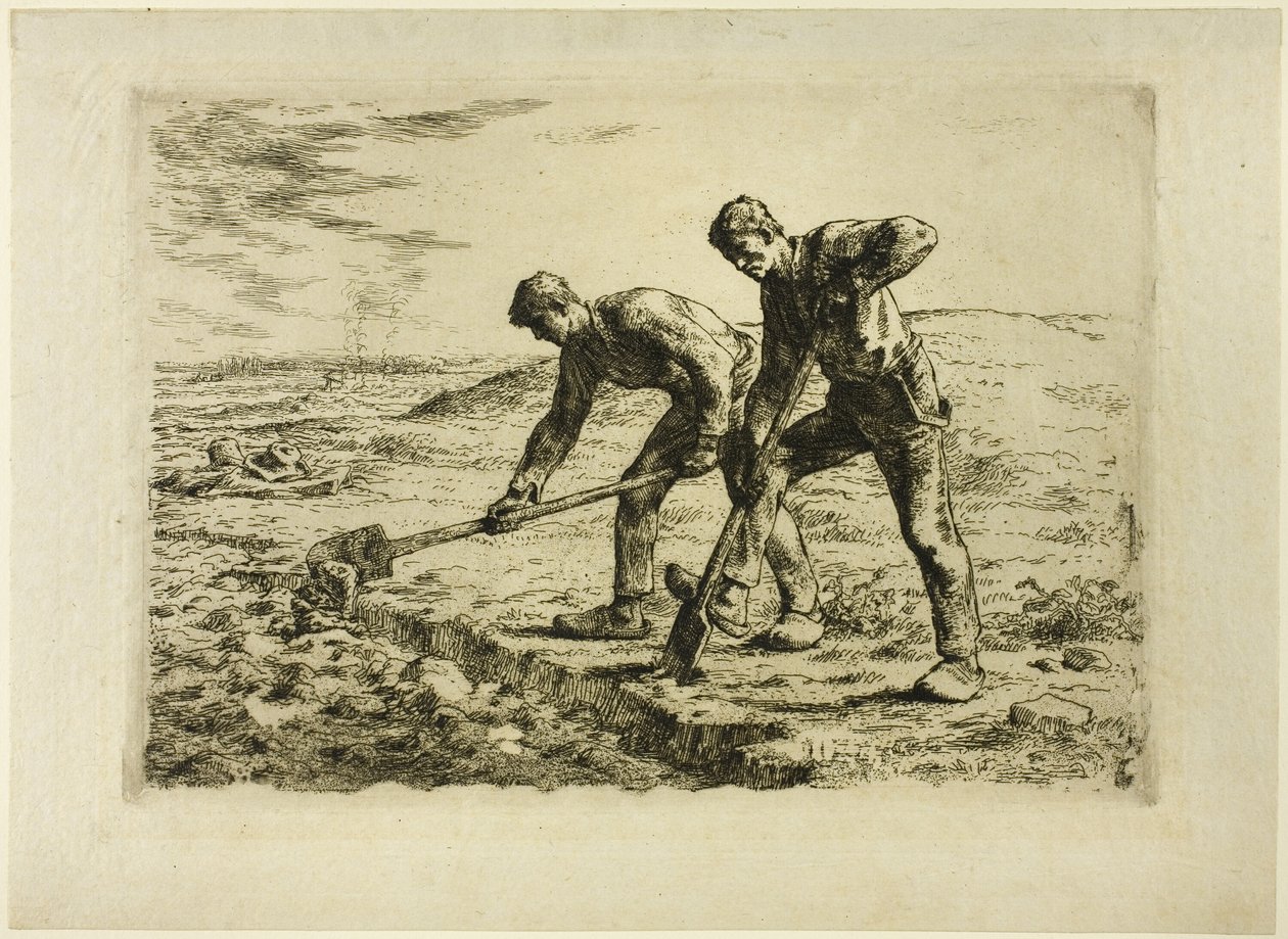 Két férfi ás alkotó: Jean Francois Millet