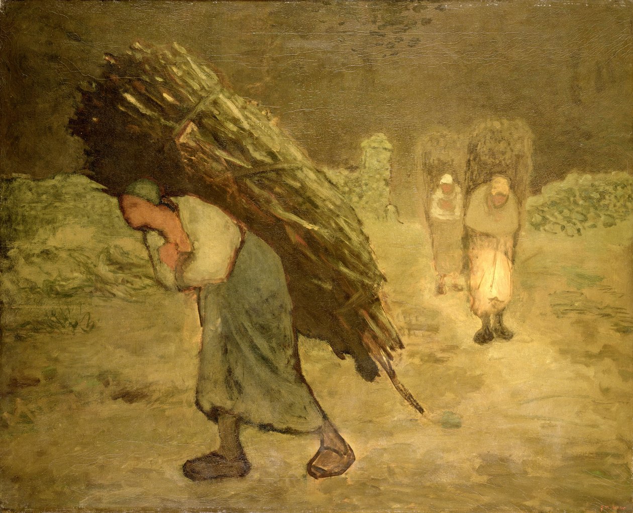 Télen: A köcsöggyűjtők alkotó: Jean Francois Millet