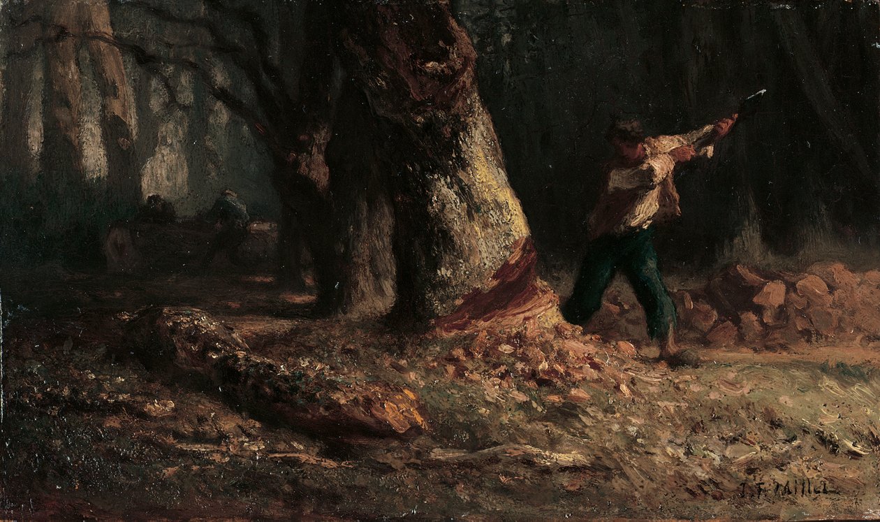 Favágó az erdőben alkotó: Jean Francois Millet