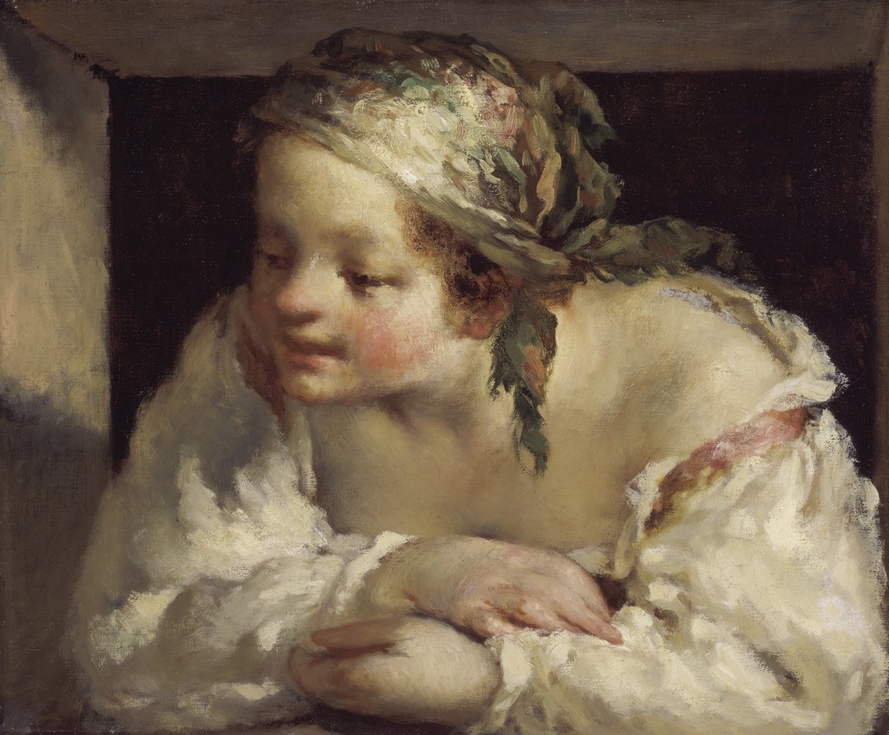 Fiatal nő, 1844-45 alkotó: Jean Francois Millet