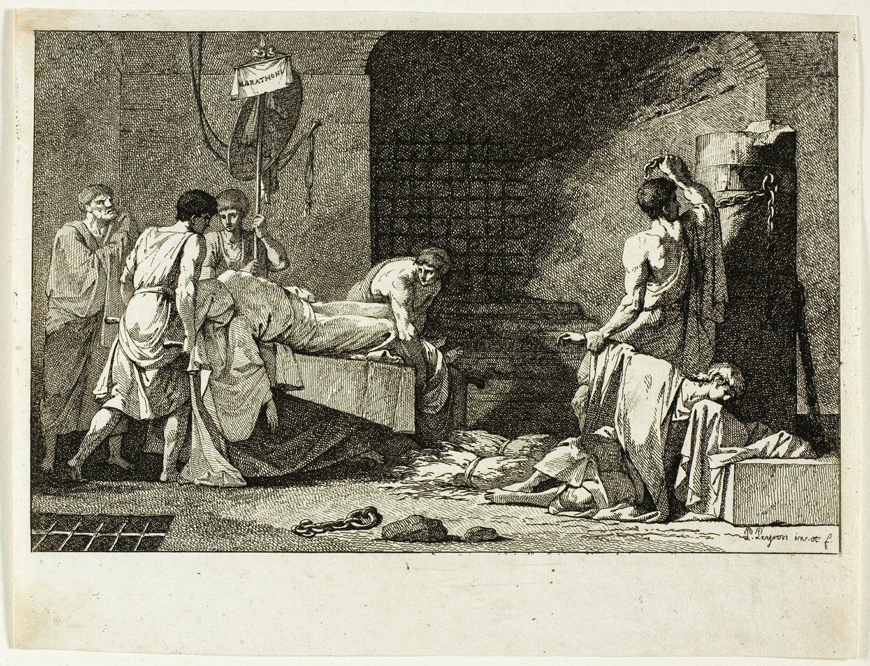 Cimon áhítata vagy Miltiade temetése alkotó: Jean François Pierre Peyron