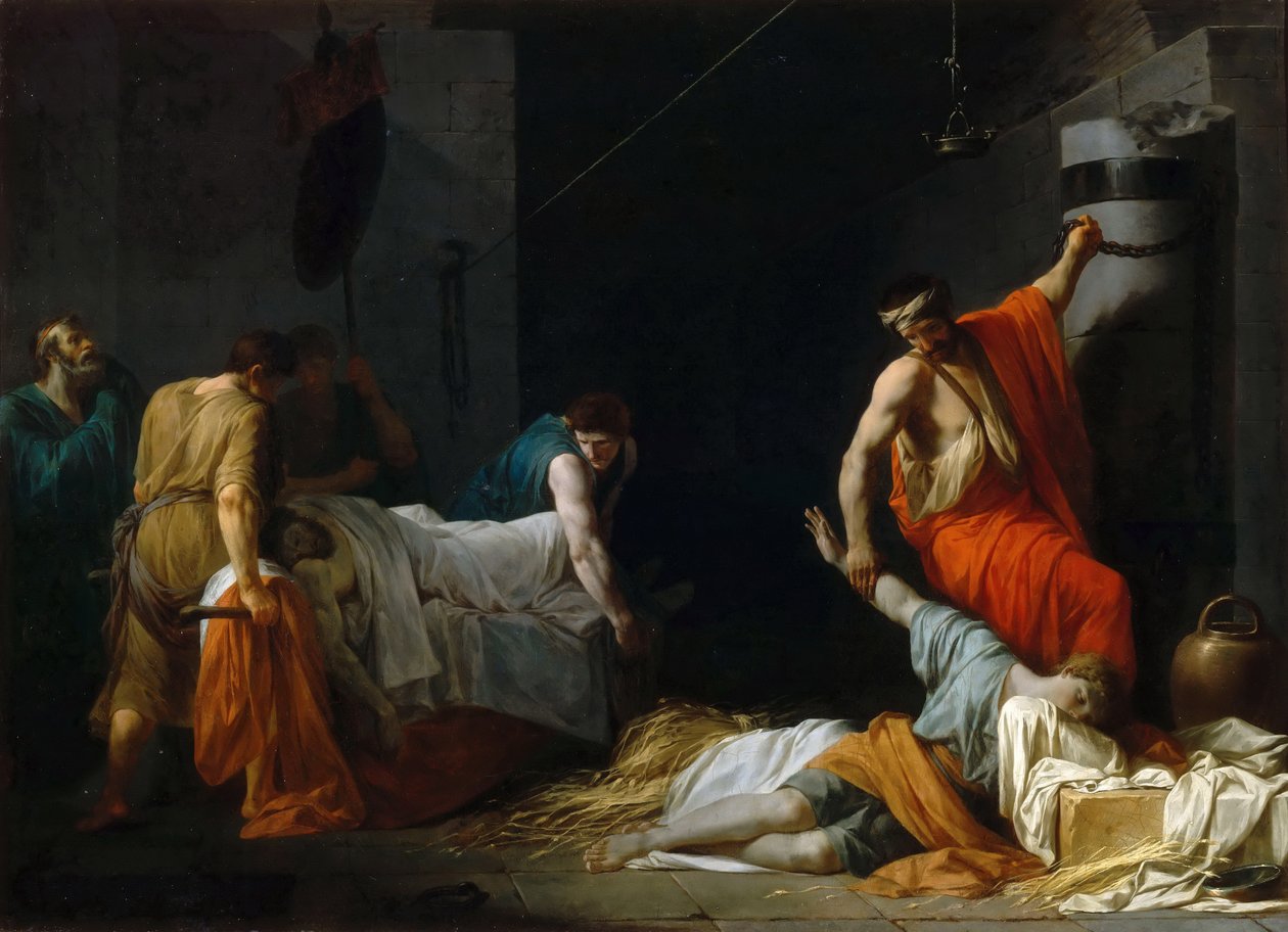 Miltiades temetése alkotó: Jean François Pierre Peyron