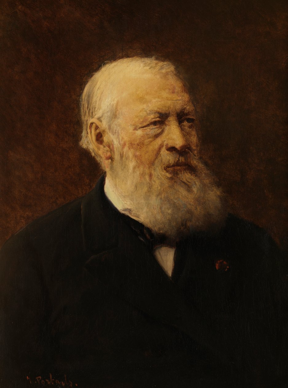 Hendrik Conscience (olaj, vászon) alkotó: Jean Francois Portaels