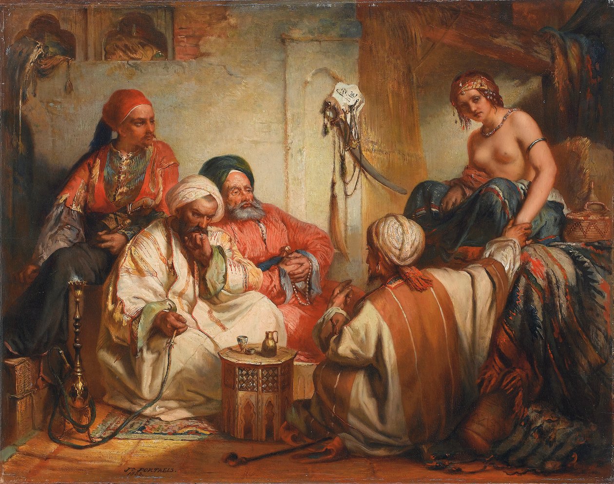 A rabszolgapiac, 1853 alkotó: Jean Francois Portaels