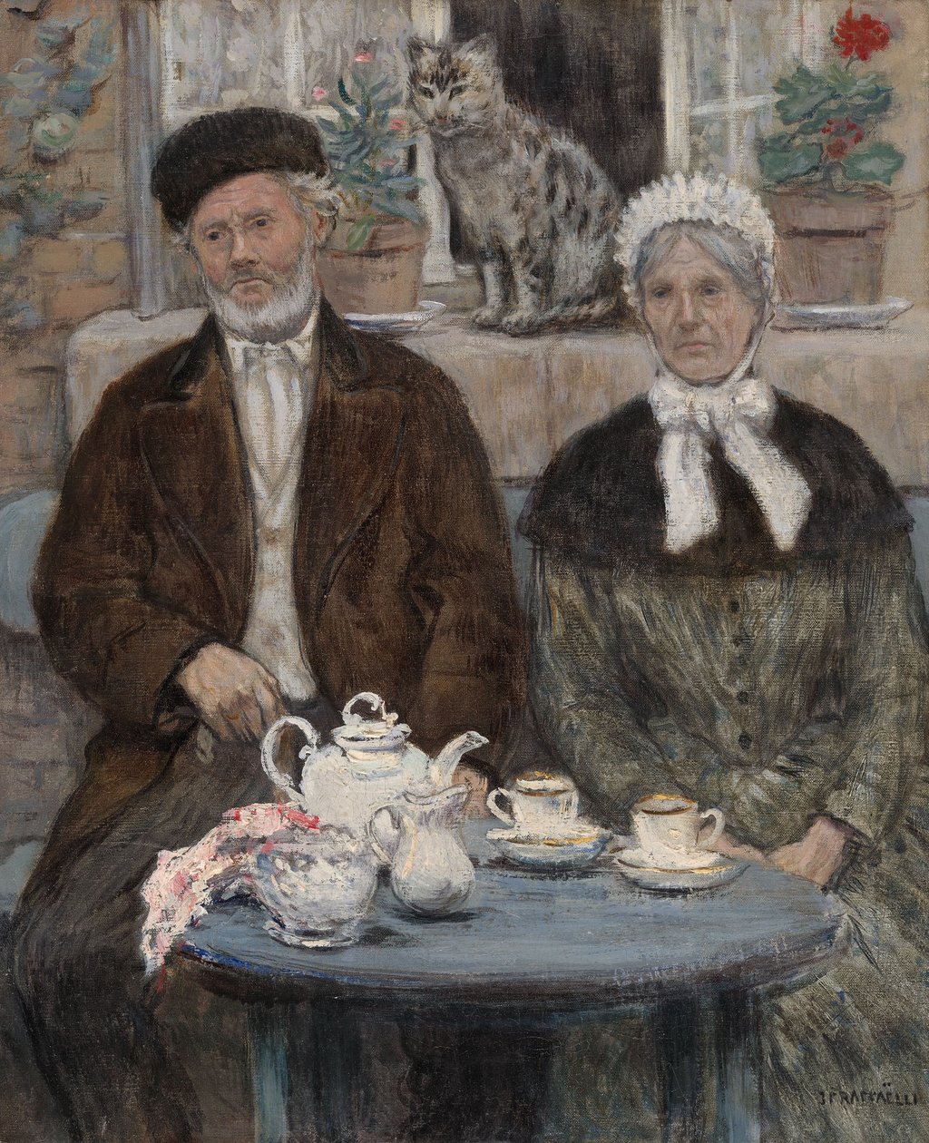 Délutáni tea alkotó: Jean Francois Raffaelli