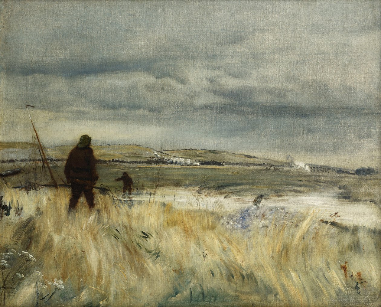 Breton halászok; breton halászok, alkotó: Jean Francois Raffaelli