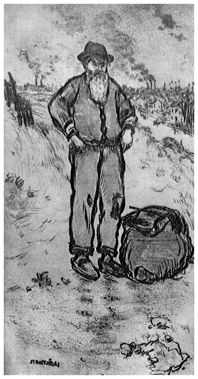 A Chemineau, 1870-1920, 1924 alkotó: Jean Francois Raffaelli