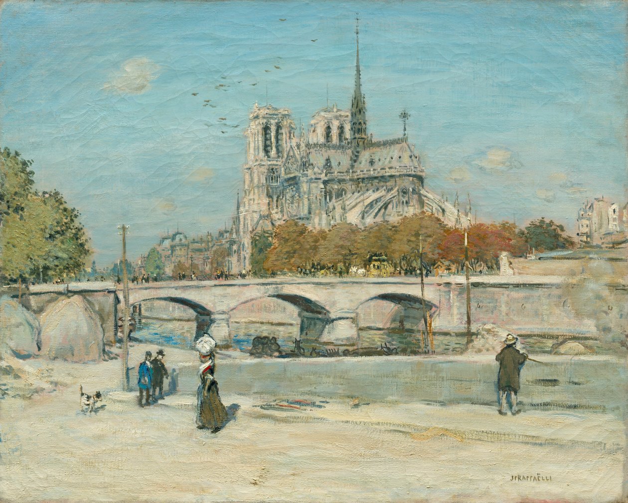 Notre Dame a Quai de la Tournelle felől nézve, kb. 18971902. alkotó: Jean Francois Raffaelli