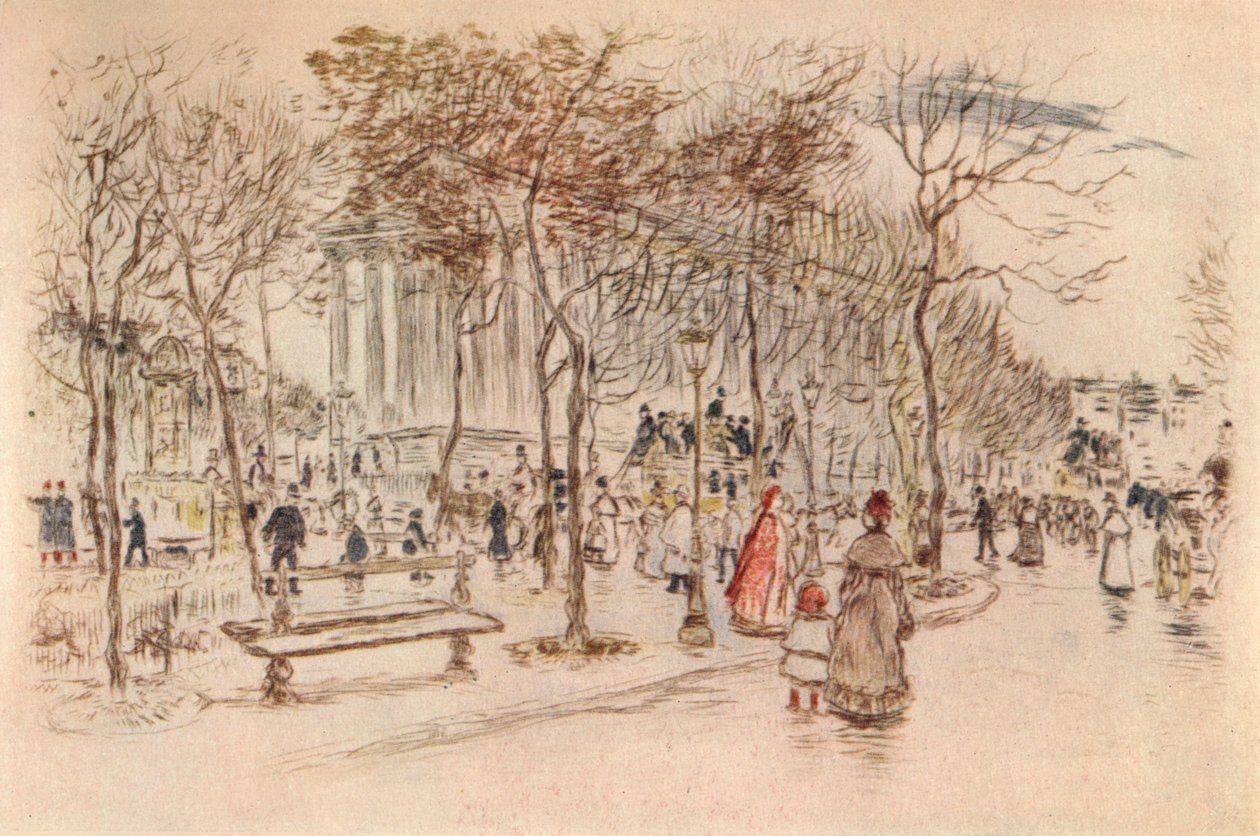 Place de la Madeleine, 1915 alkotó: Jean Francois Raffaelli