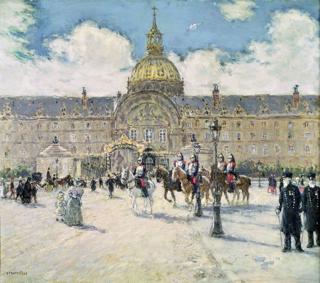 A Hotel des Invalides alkotó: Jean Francois Raffaelli