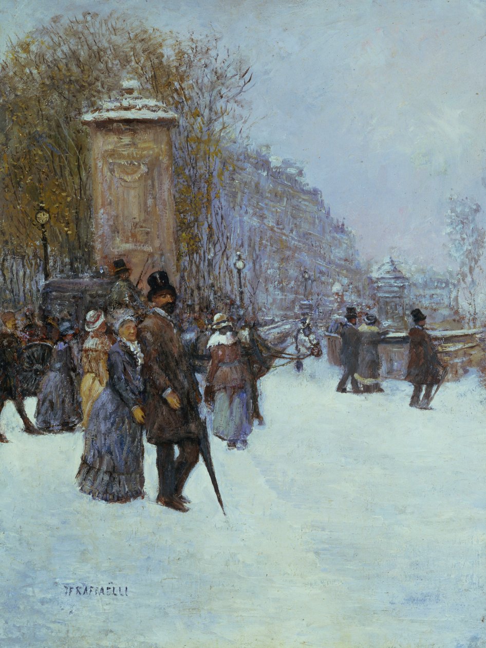 A párizsi sétány alkotó: Jean Francois Raffaelli