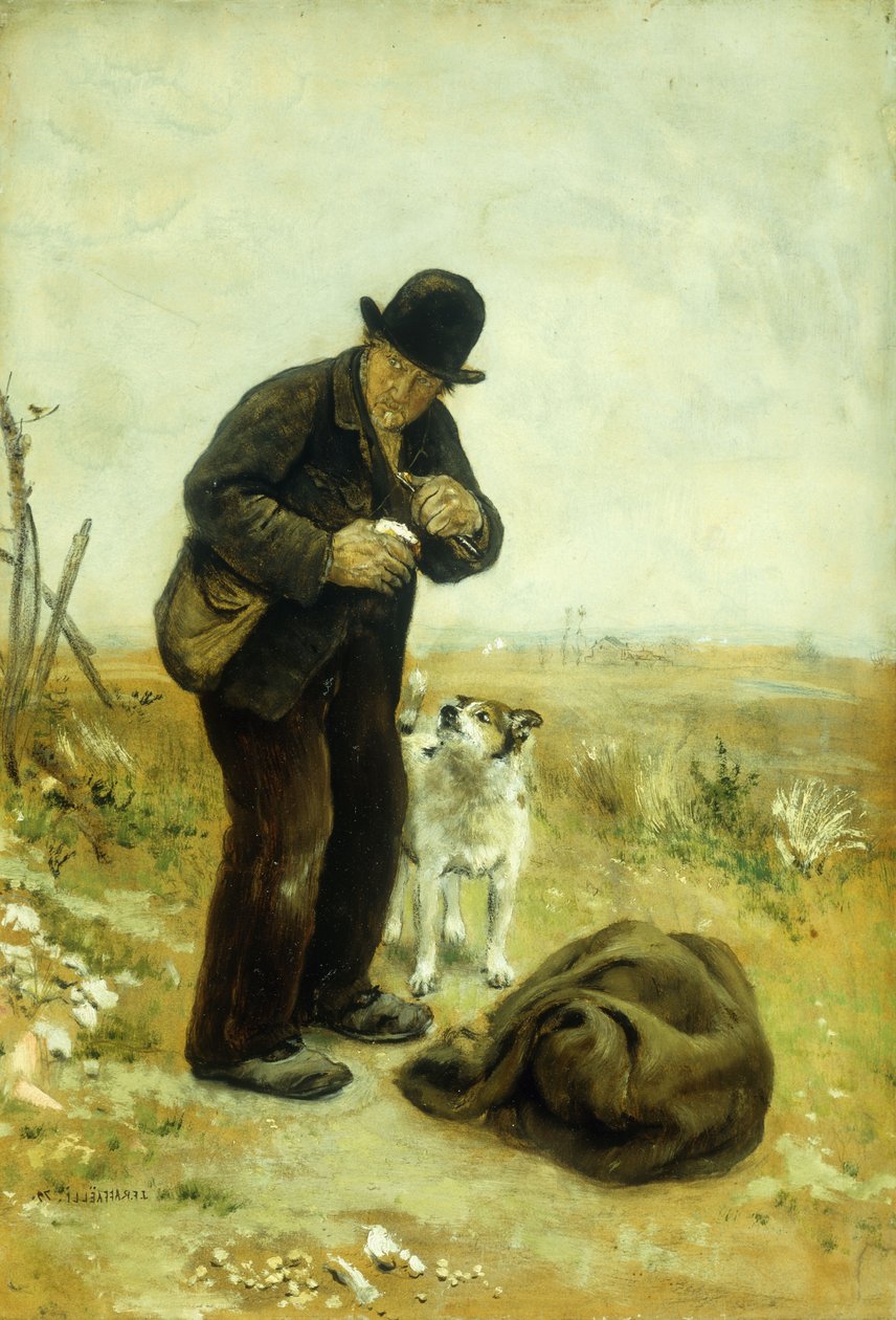 A vagabond, 1879 alkotó: Jean Francois Raffaelli