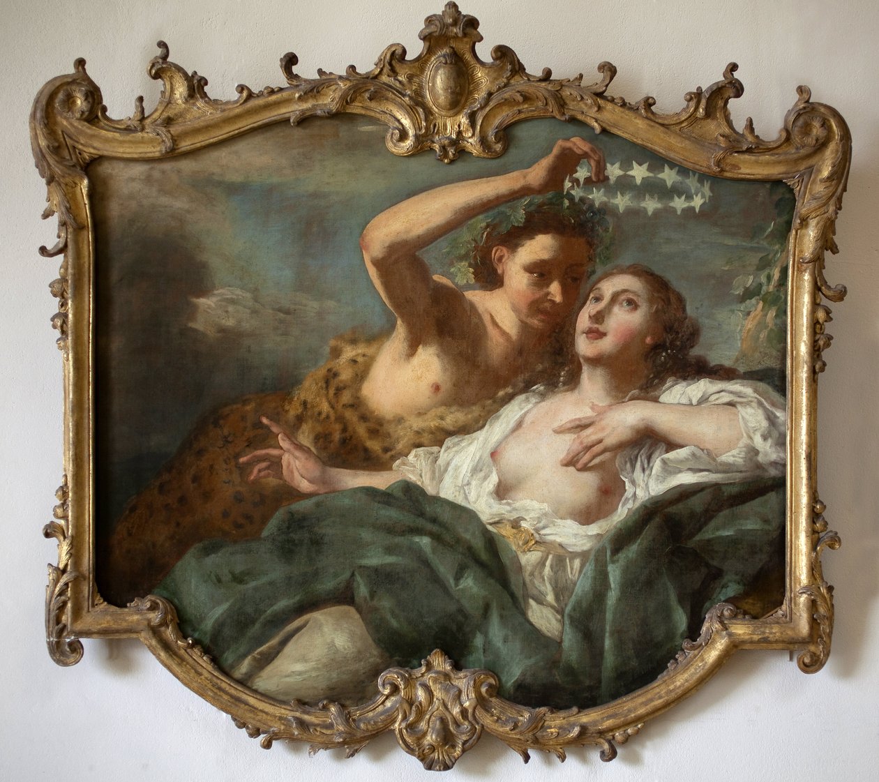 Bacchus és Ariane. Jean Francois de Troy (1679-1752) festménye. Olajfestmény alkotó: Jean François de Troy