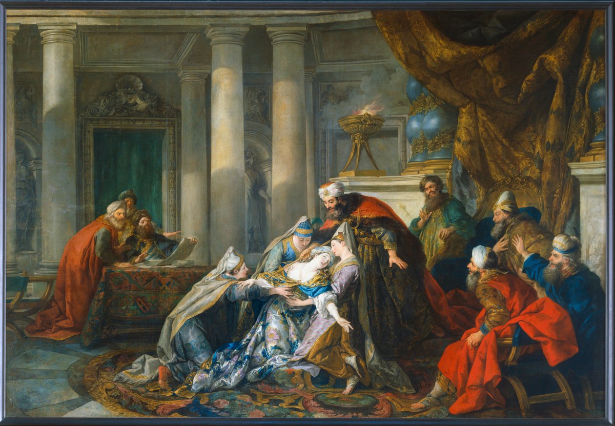 Eszter ájulása ... alkotó: Jean François de Troy