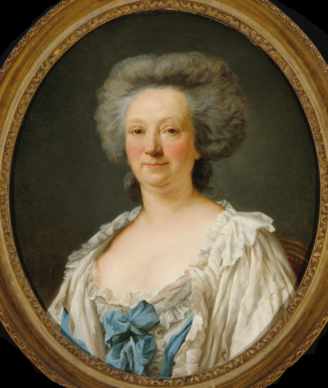 Madame Geoffrin portréja 1699-1777, 1787. alkotó: Jean François Gilles Colson