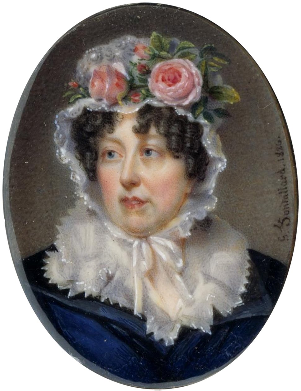 Karkötő Lady Susan Murray portréjával alkotó: Jean François Gérard Fontallard