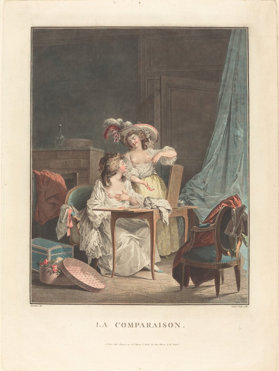 Az összehasonlítás alkotó: Jean François Janinet after Nicolas Lavreince