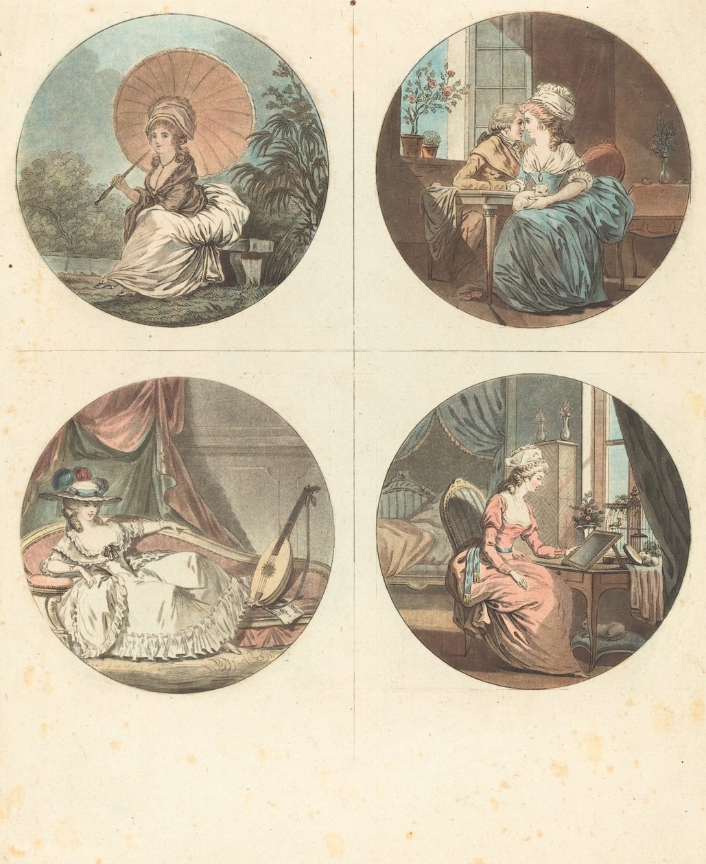A nap órái alkotó: Jean François Janinet after Nicolas Lavreince
