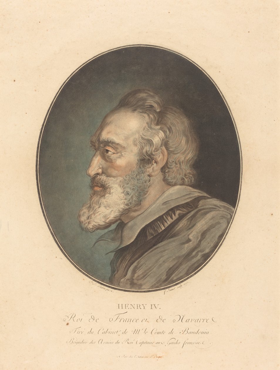 Henrik IV alkotó: Jean François Janinet after Sir Peter Paul Rubens