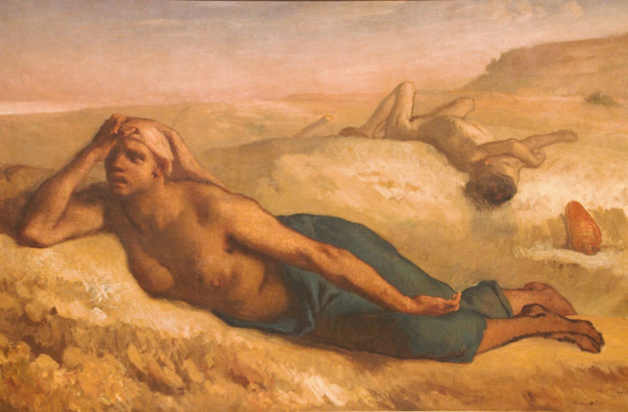 Hágár és Izmael alkotó: Jean Francois Millet