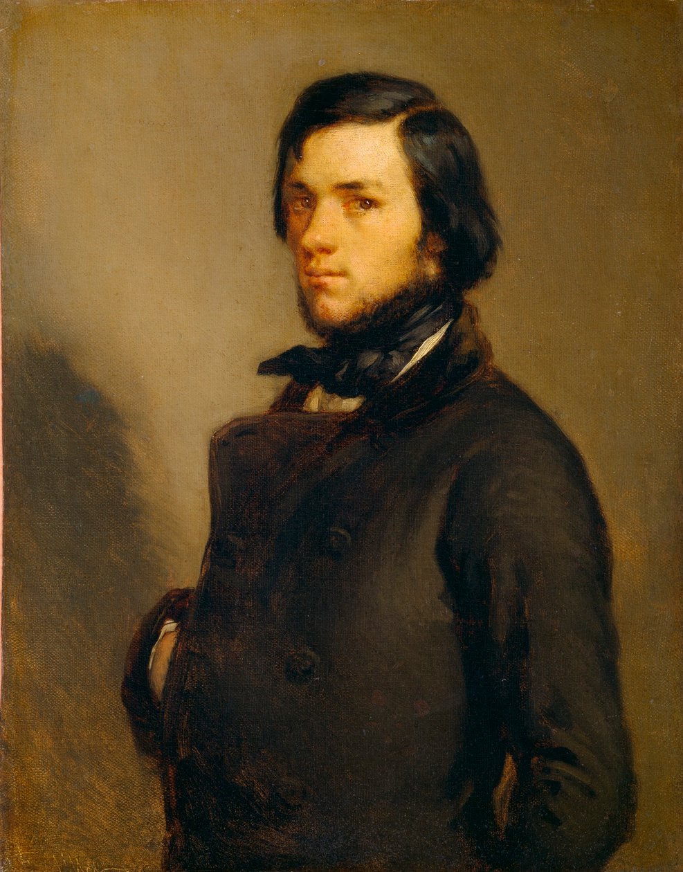 Egy férfi portréja alkotó: Jean Francois Millet
