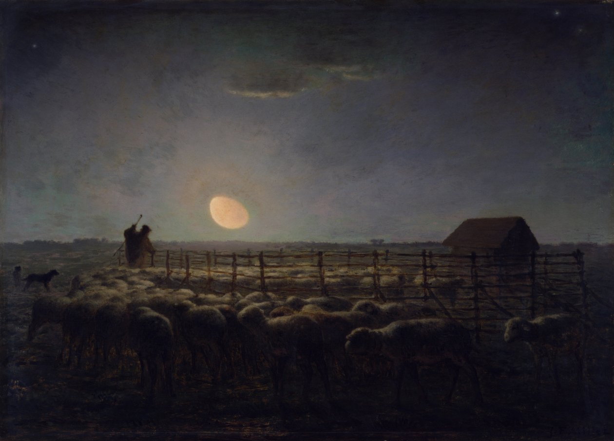 A juhnyáj, holdfény alkotó: Jean Francois Millet