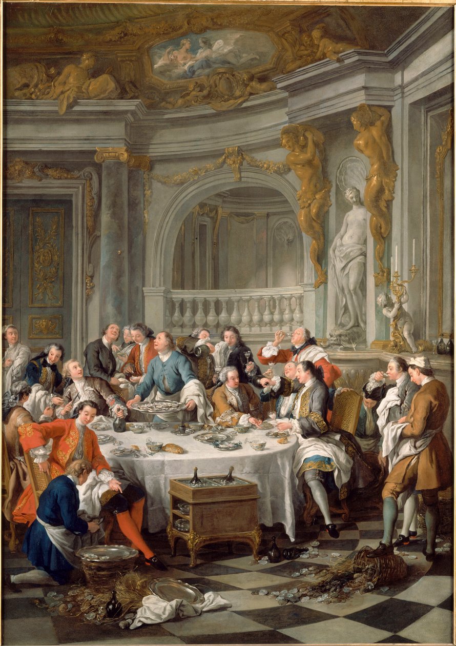 Osztriga ebéd alkotó: Jean François de Troy