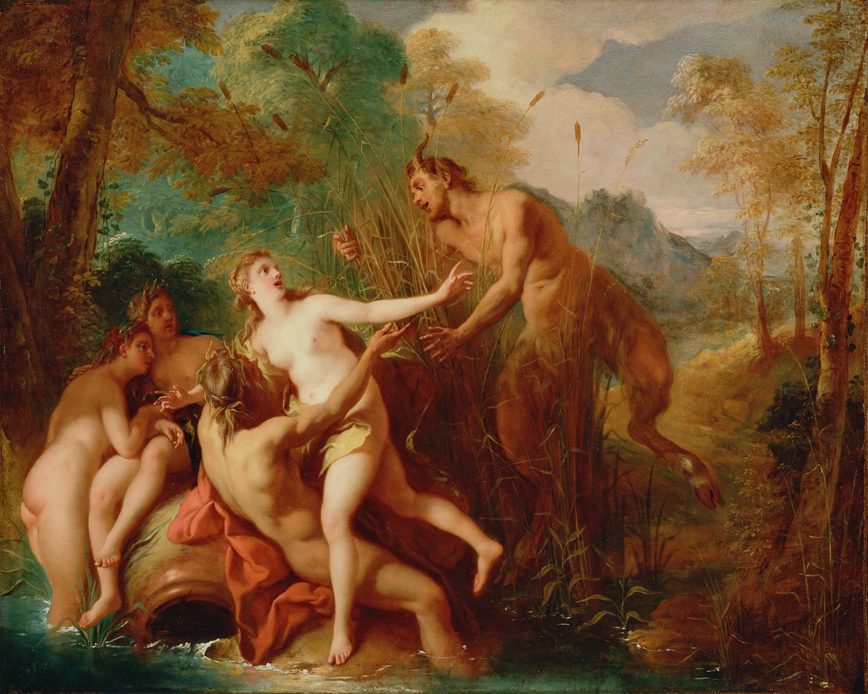 Pan és Syrinx alkotó: Jean François de Troy