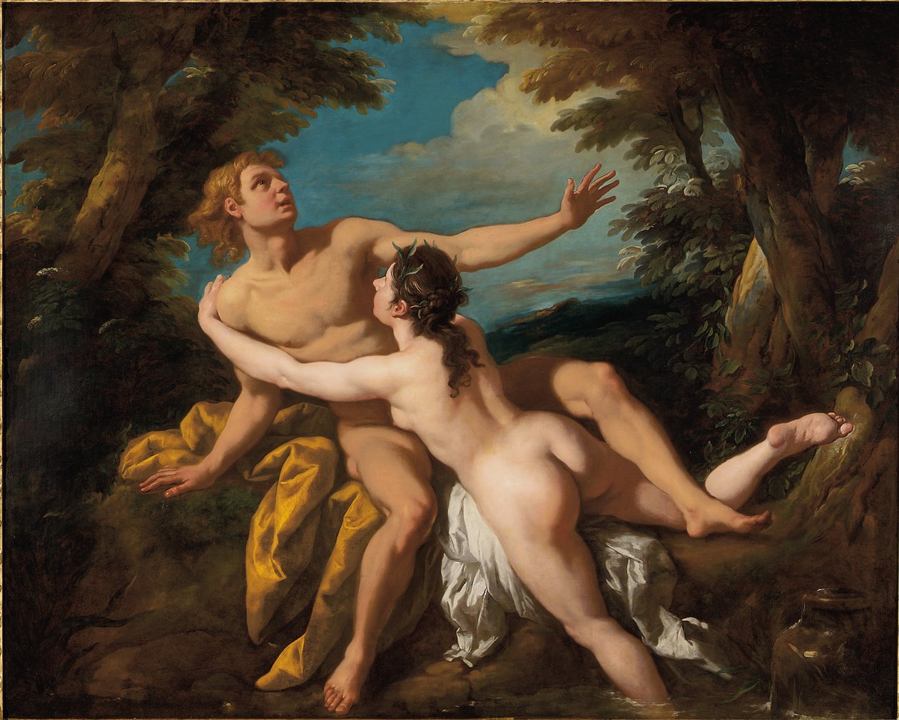 Salmacis és Hermaphroditus alkotó: Jean François de Troy