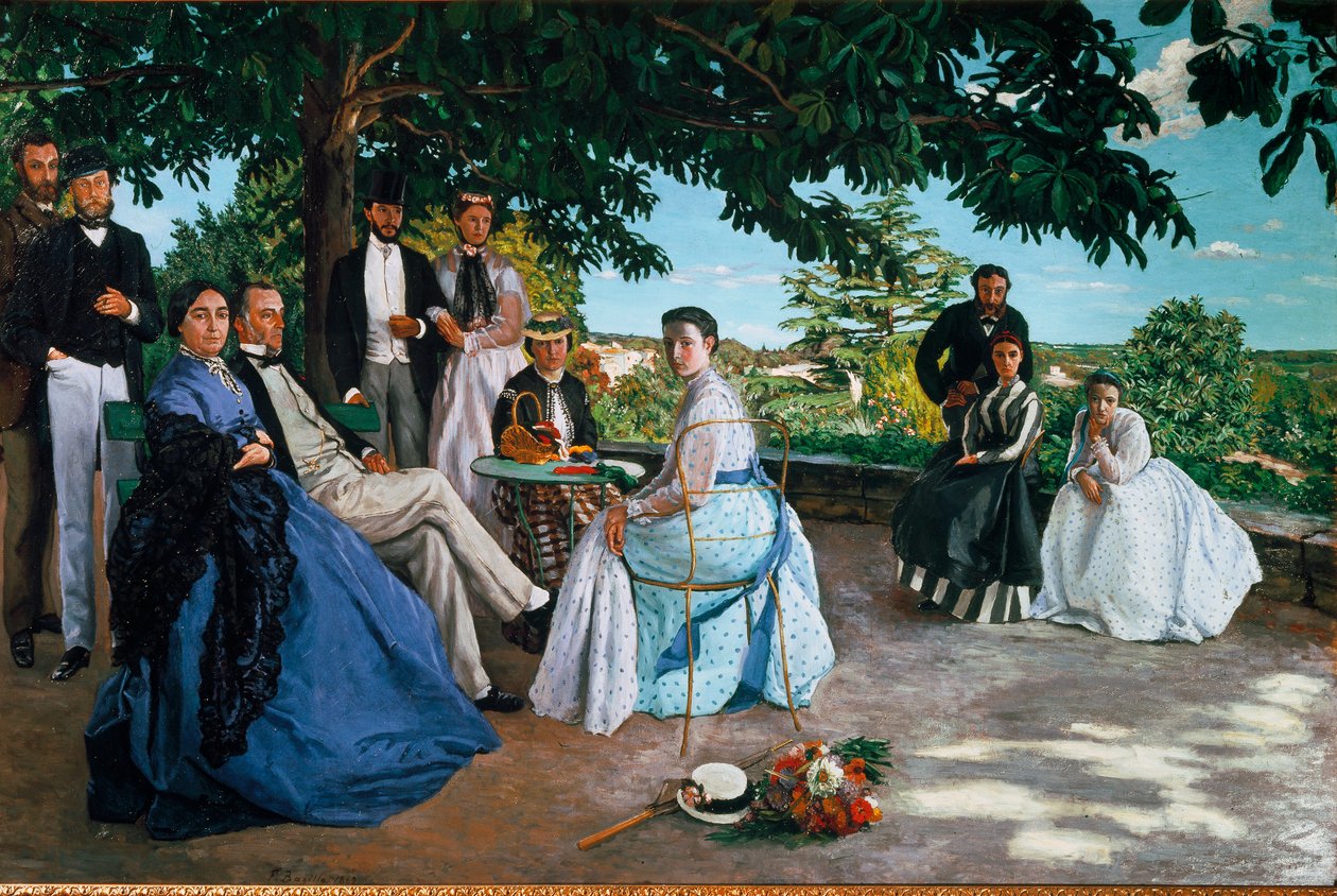 Családi találkozó alkotó: Jean Frederic Bazille