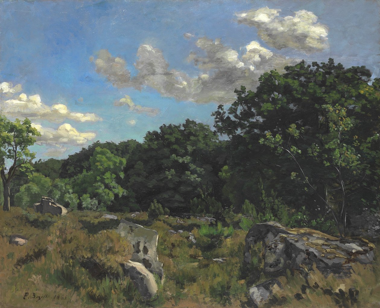 Chailly-i táj, 1865 alkotó: Jean Frederic Bazille