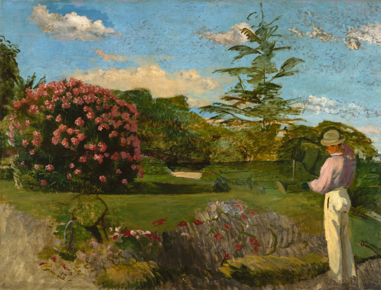 A kis kertész, 1866-67 körül alkotó: Jean Frederic Bazille