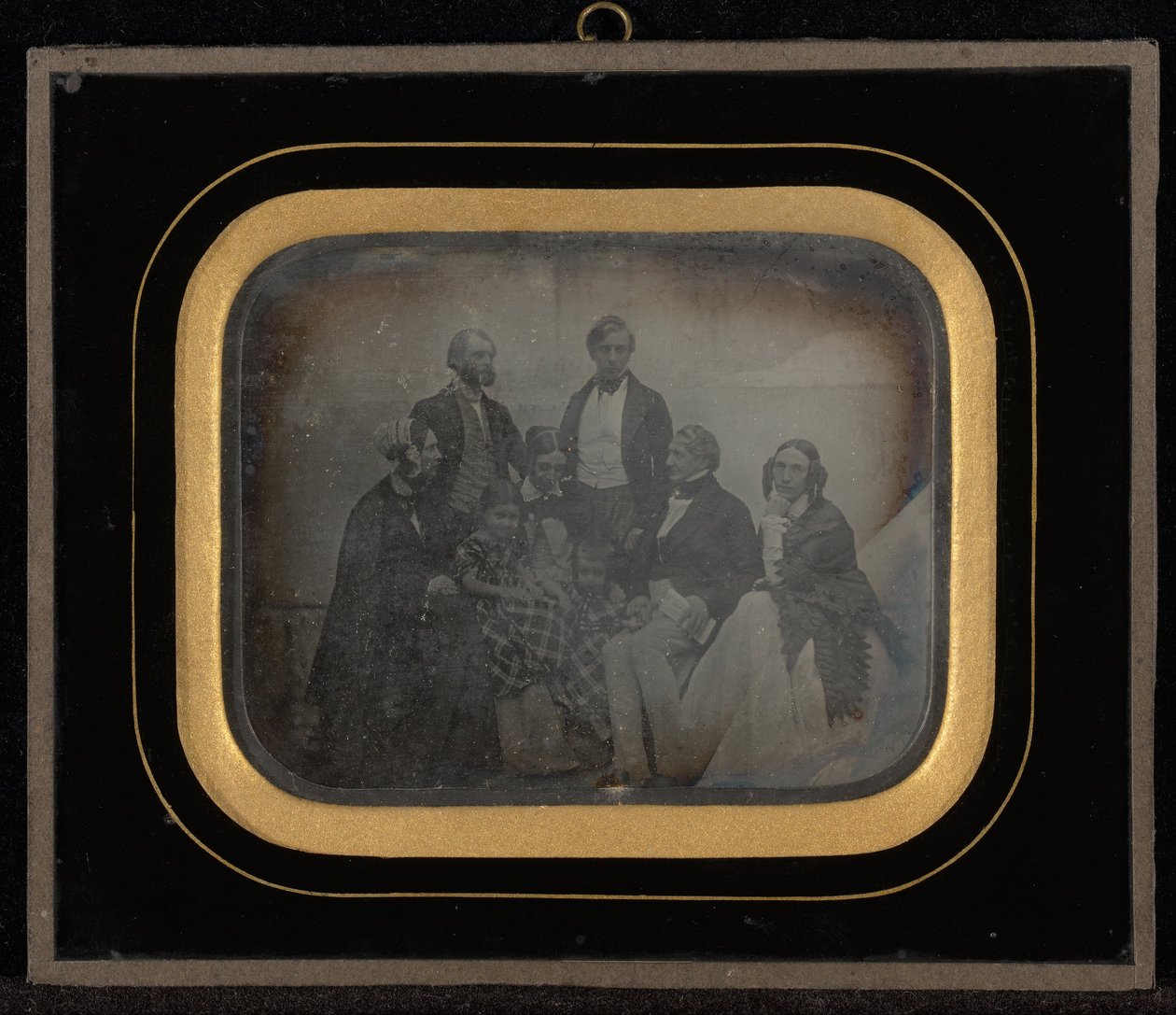 Nyolc csoportos portré, köztük M. & Mme. Eynard alkotó: Jean Gabriel Eynard
