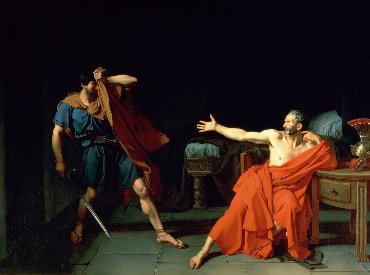 Francia: Marius prisonnier à Minturnes Marius a Minturnae-nél alkotó: Jean Germain Drouais