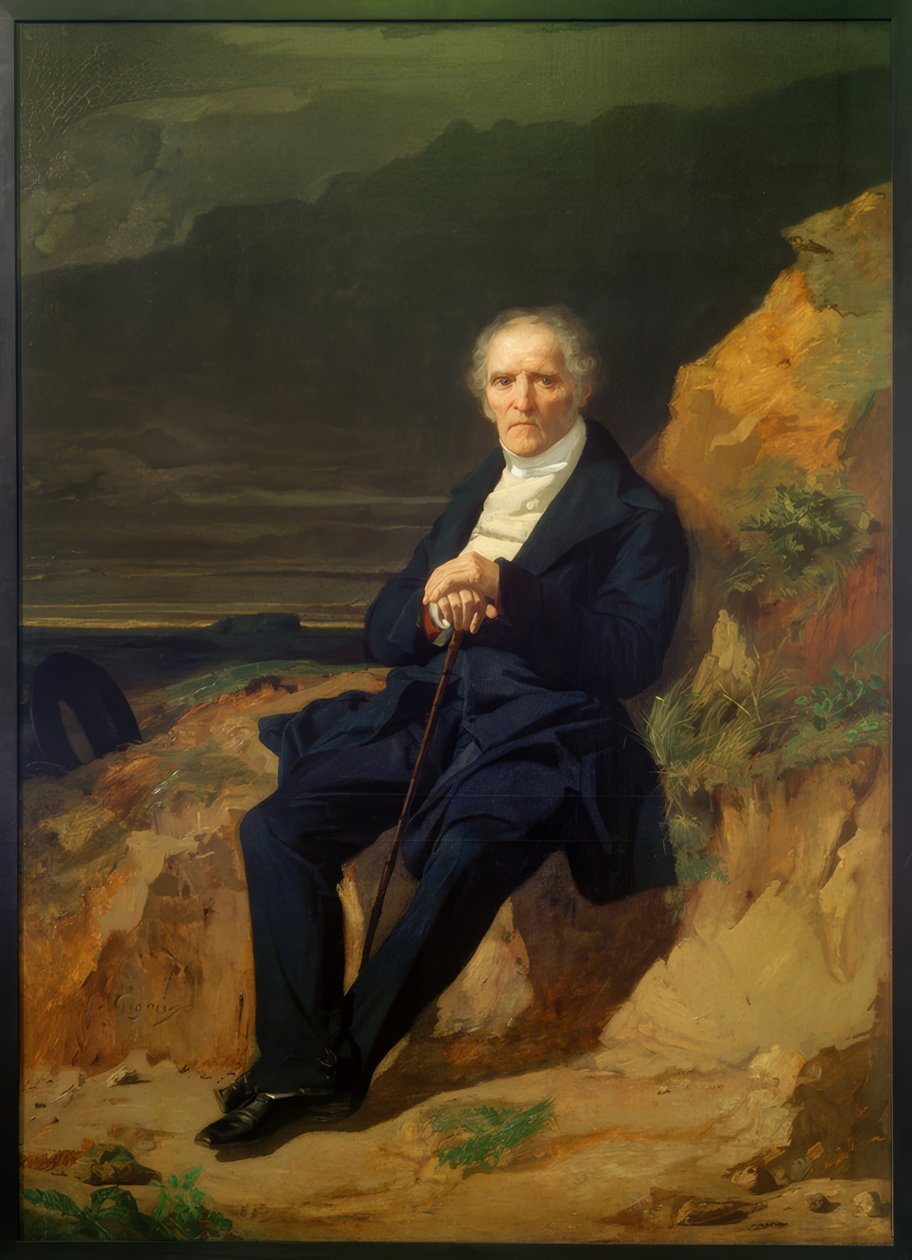 Charles Fourier portréja alkotó: Jean Francois Gigoux